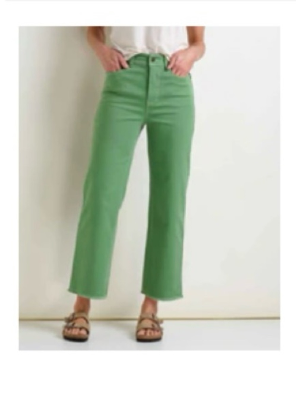 Toad&Co Women’s Balsam Cutoff Jean - 6 Evergreen